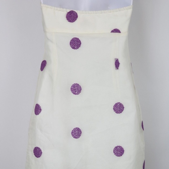 Tocca Polka Dot Strapless Dress Size 2 - Picture 3 of 7